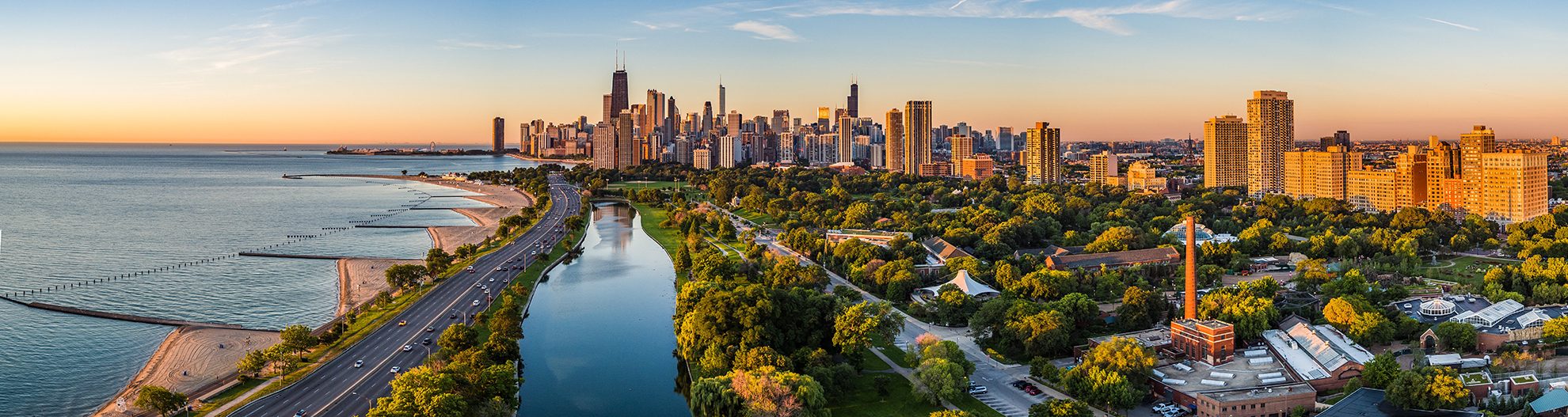 Chicago shoreline